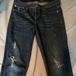 Express Ripped super skinny jean